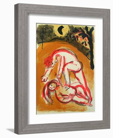 Bible: Cain et Abel-Marc Chagall-Framed Premium Edition