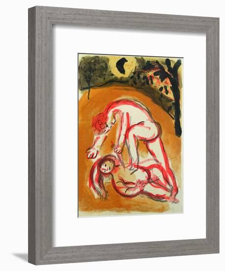 Bible: Cain et Abel-Marc Chagall-Framed Premium Edition