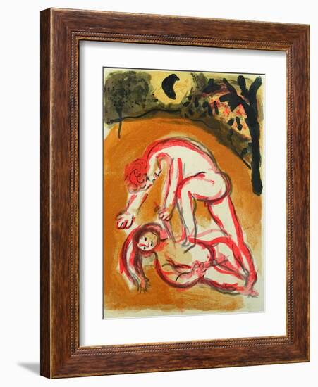 Bible: Cain et Abel-Marc Chagall-Framed Premium Edition