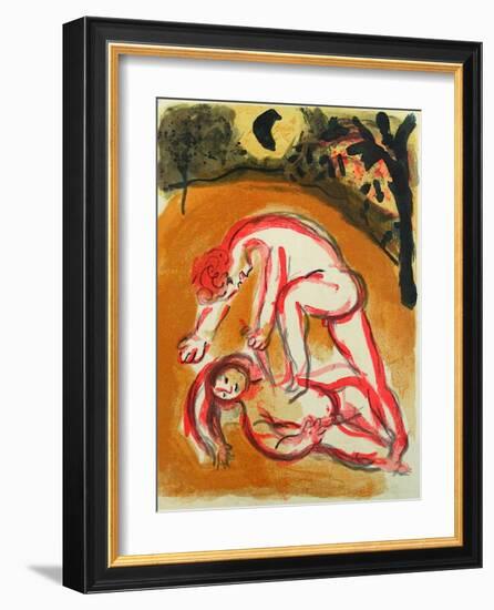 Bible: Cain et Abel-Marc Chagall-Framed Premium Edition