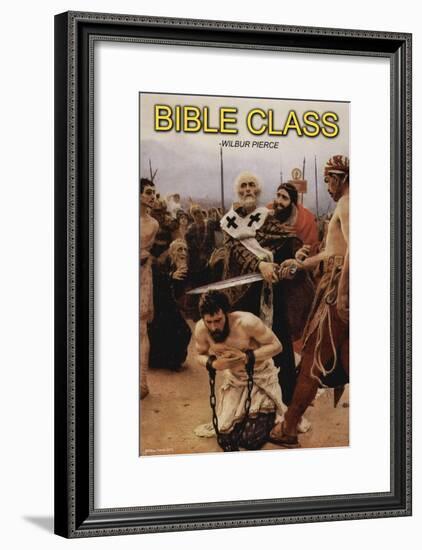 Bible Class-Wilbur Pierce-Framed Art Print