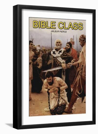 Bible Class-Wilbur Pierce-Framed Art Print