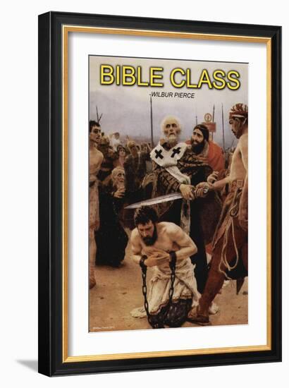 Bible Class-Wilbur Pierce-Framed Art Print