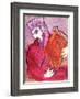 Bible: David À La Harpe-Marc Chagall-Framed Premium Edition