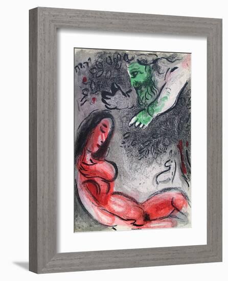 Bible: Eve Maudite Par Dieu-Marc Chagall-Framed Premium Edition