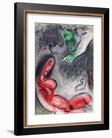 Bible: Eve Maudite Par Dieu-Marc Chagall-Framed Premium Edition