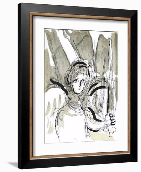 Bible: Lange a Lepee-Marc Chagall-Framed Premium Edition