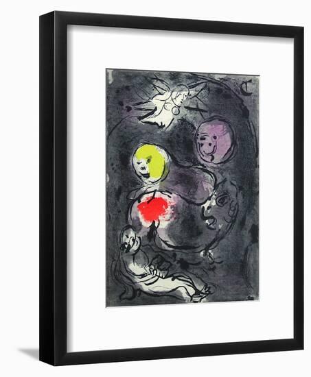 Bible: le Prophete Daniel Avec les Lions-Marc Chagall-Framed Premium Edition