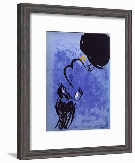 Bible: Moise Recoit les Tables de la Loi-Marc Chagall-Framed Premium Edition