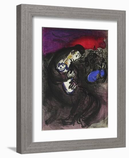 Bible: Pleurs de Jeremie-Marc Chagall-Framed Premium Edition