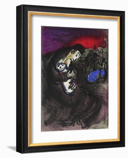 Bible: Pleurs de Jeremie-Marc Chagall-Framed Premium Edition