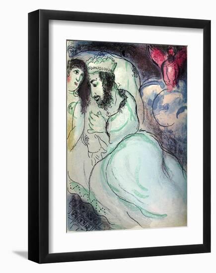 Bible: Sara Et Abimelech-Marc Chagall-Framed Premium Edition