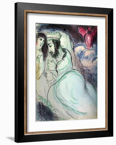 Bible: Sara Et Abimelech-Marc Chagall-Framed Premium Edition