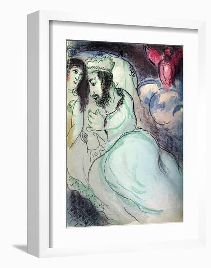 Bible: Sara Et Abimelech-Marc Chagall-Framed Premium Edition