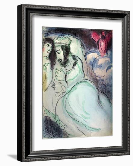 Bible: Sara Et Abimelech-Marc Chagall-Framed Premium Edition