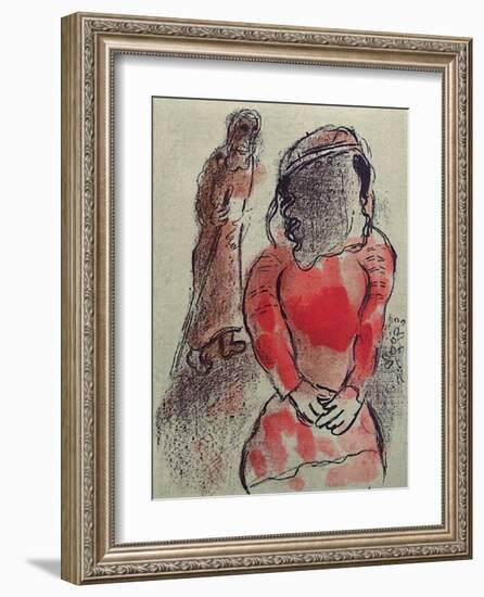 Bible: Tamar Belle-Fille de Judas-Marc Chagall-Framed Premium Edition