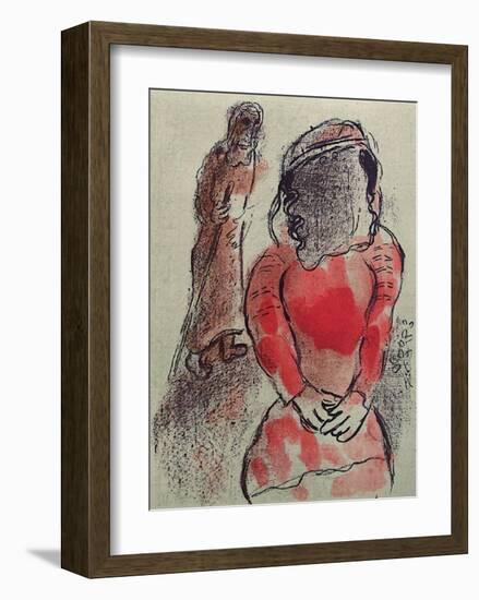 Bible: Tamar Belle-Fille de Judas-Marc Chagall-Framed Premium Edition