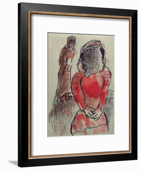 Bible: Tamar Belle-Fille de Judas-Marc Chagall-Framed Premium Edition