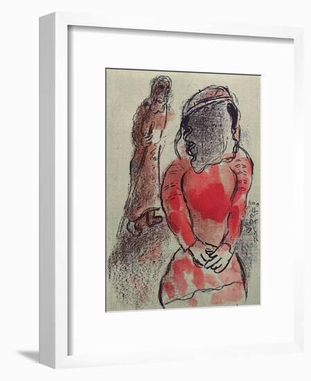 Bible: Tamar Belle-Fille de Judas-Marc Chagall-Framed Premium Edition