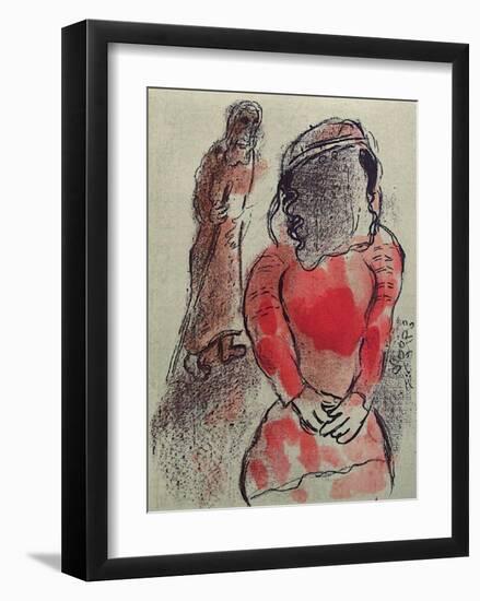 Bible: Tamar Belle-Fille de Judas-Marc Chagall-Framed Premium Edition