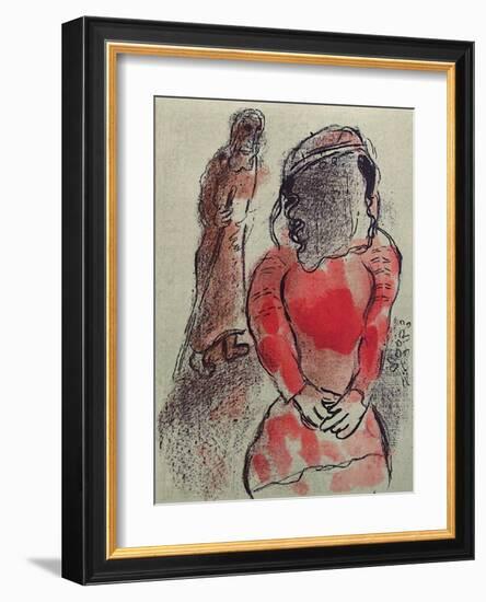 Bible: Tamar Belle-Fille de Judas-Marc Chagall-Framed Premium Edition