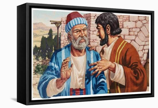 Biblical Scene-Pat Nicolle-Framed Premier Image Canvas