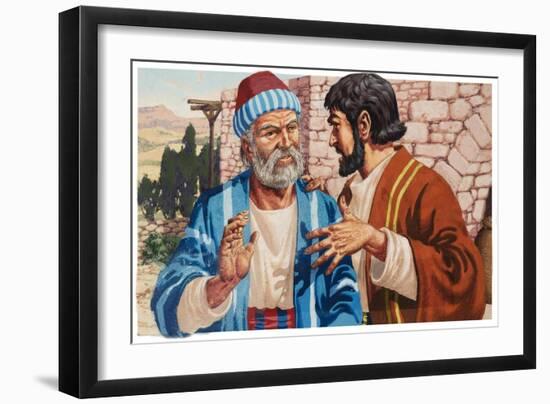 Biblical Scene-Pat Nicolle-Framed Giclee Print