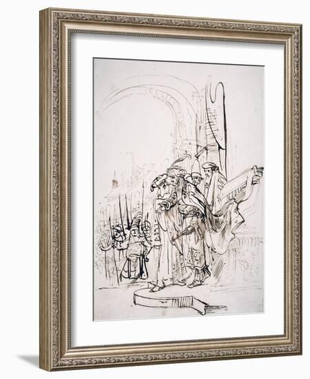 Biblical Scene-Gerbrandt Van Den Eeckhout-Framed Giclee Print