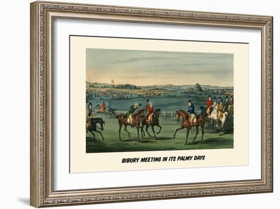 Bibury Meeting in its Palmy Days-Henry Thomas Alken-Framed Art Print