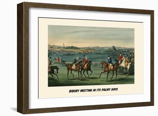 Bibury Meeting in its Palmy Days-Henry Thomas Alken-Framed Art Print