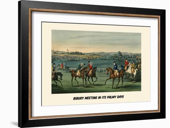 Bibury Meeting in its Palmy Days-Henry Thomas Alken-Framed Art Print