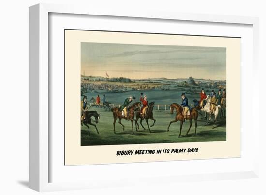 Bibury Meeting in its Palmy Days-Henry Thomas Alken-Framed Art Print