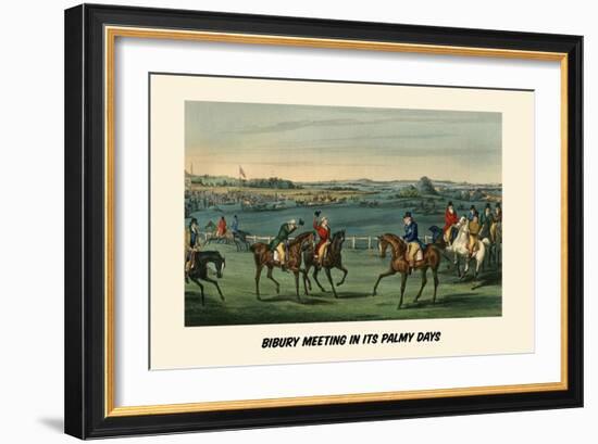 Bibury Meeting in its Palmy Days-Henry Thomas Alken-Framed Art Print