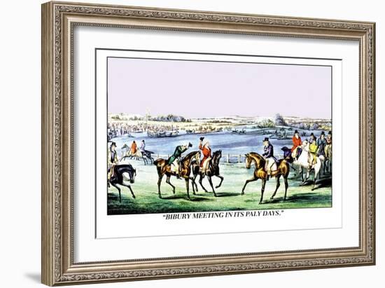 Bibury Meeting in Its Paly Days-Henry Thomas Alken-Framed Art Print