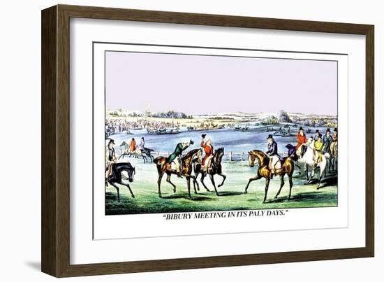 Bibury Meeting in Its Paly Days-Henry Thomas Alken-Framed Art Print