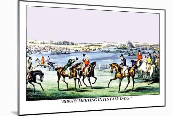 Bibury Meeting in Its Paly Days-Henry Thomas Alken-Mounted Art Print