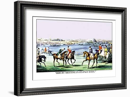 Bibury Meeting in Its Paly Days-Henry Thomas Alken-Framed Art Print