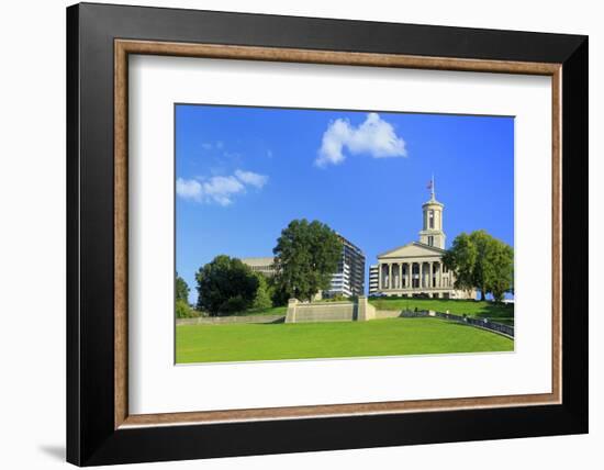 Bicentennial Capitol Mall State Park and Capitol Building-Richard Cummins-Framed Photographic Print