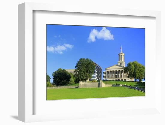 Bicentennial Capitol Mall State Park and Capitol Building-Richard Cummins-Framed Photographic Print