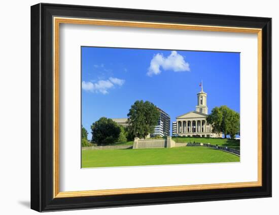 Bicentennial Capitol Mall State Park and Capitol Building-Richard Cummins-Framed Photographic Print