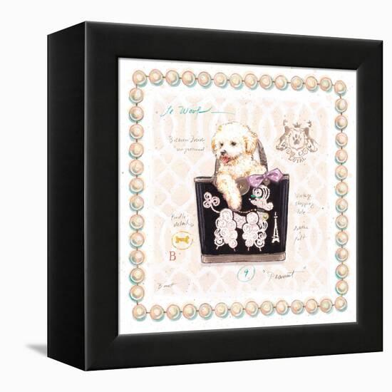 Bichon Puppy Purse-Chad Barrett-Framed Stretched Canvas