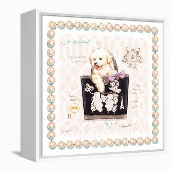 Bichon Puppy Purse-Chad Barrett-Framed Stretched Canvas