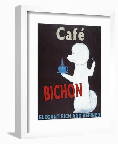 Bichon-Ken Bailey-Framed Giclee Print