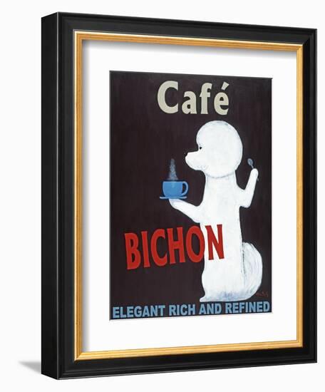 Bichon-Ken Bailey-Framed Giclee Print