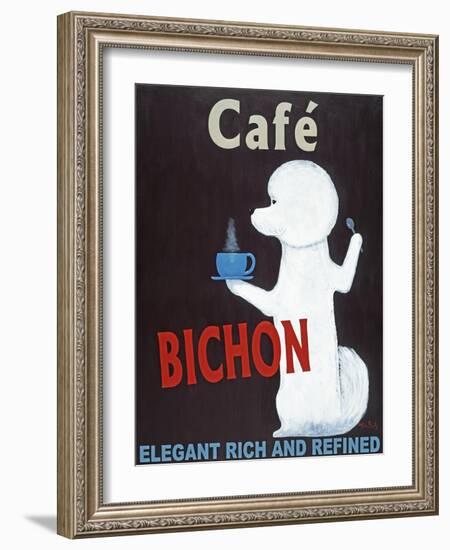 Bichon-Ken Bailey-Framed Giclee Print