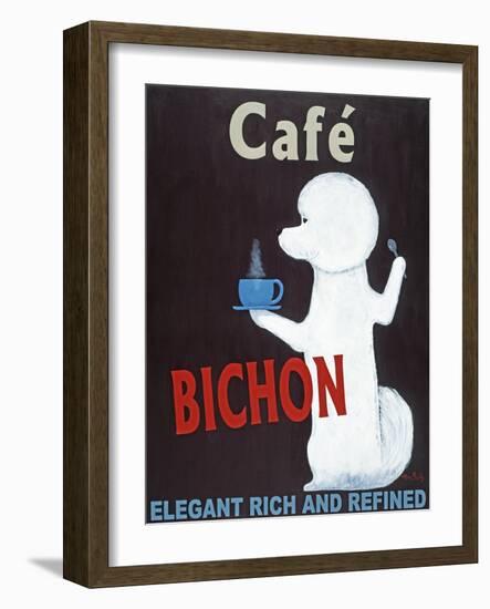 Bichon-Ken Bailey-Framed Giclee Print