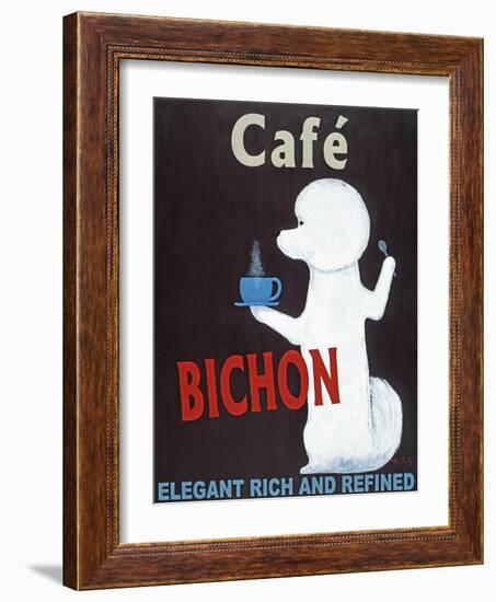 Bichon-Ken Bailey-Framed Giclee Print