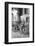 Bicycle against railing, Paris, France-Panoramic Images-Framed Photographic Print