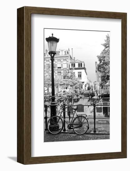 Bicycle and Lamp the Netherlands-K Jakubowska-Framed Photographic Print