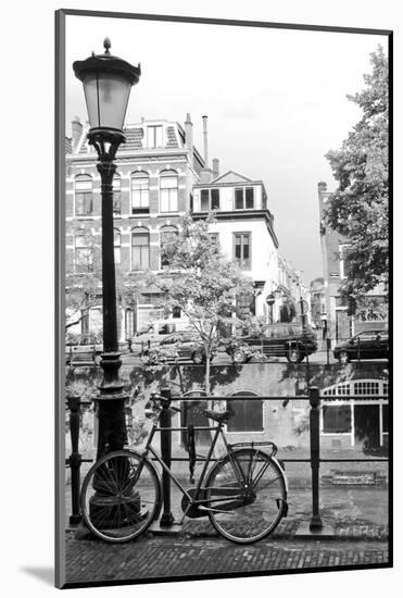 Bicycle and Lamp the Netherlands-K Jakubowska-Mounted Photographic Print